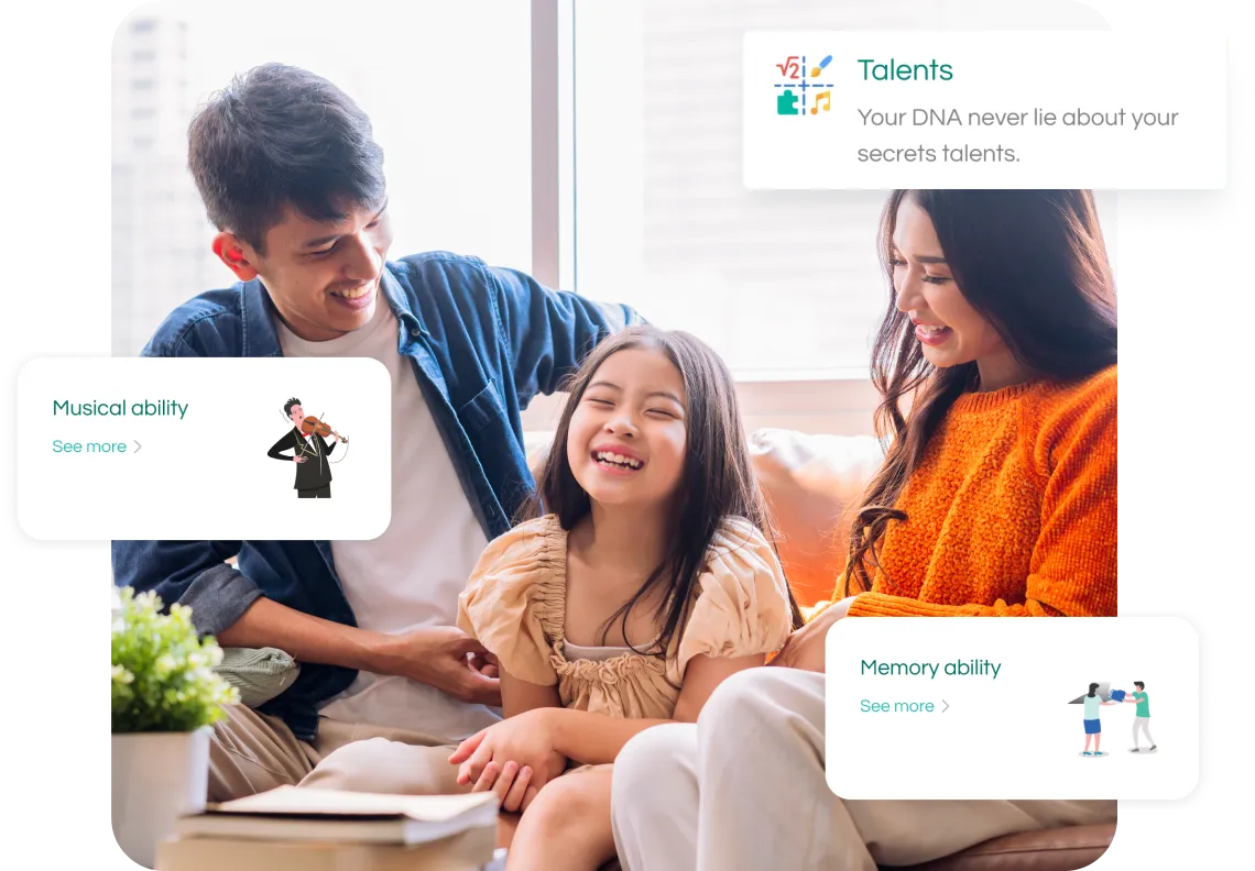 บริการตรวจ Geneus DNA  หาความถนัดลูก